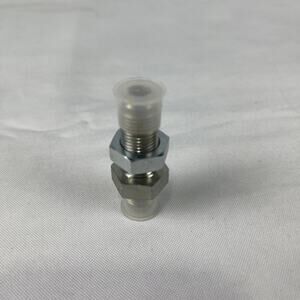 Parker 8WTX-WLN-B Triple-Lok Brass Straight Bulkhead Union Fitting 1/2" Tube
